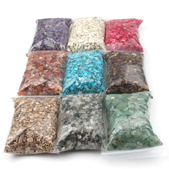 Fish Tank Aquarium 50g/Bag Mixed Quartz Crystal Stone Rock Gravel Tumble Stones Minerals - foxberryparkproducts