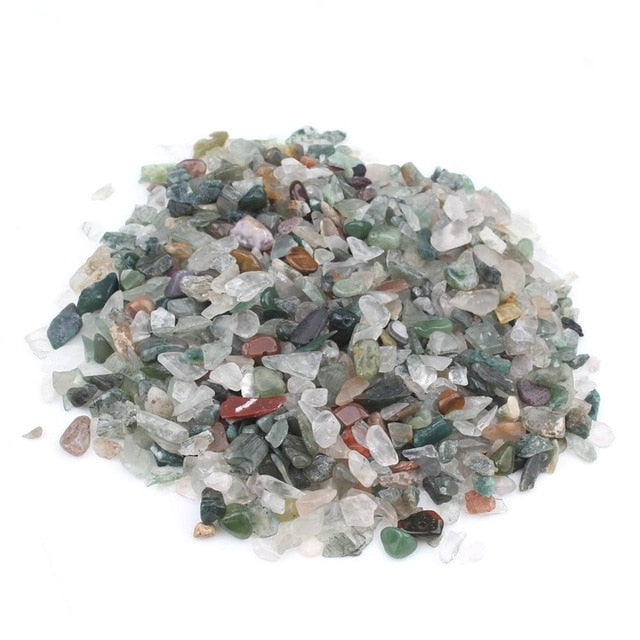 Fish Tank Aquarium 50g/Bag Mixed Quartz Crystal Stone Rock Gravel Tumble Stones Minerals - foxberryparkproducts