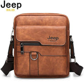 JEEP BULUO Man Leather Bag Shoulder Crossbody Bags For Men - foxberryparkproducts