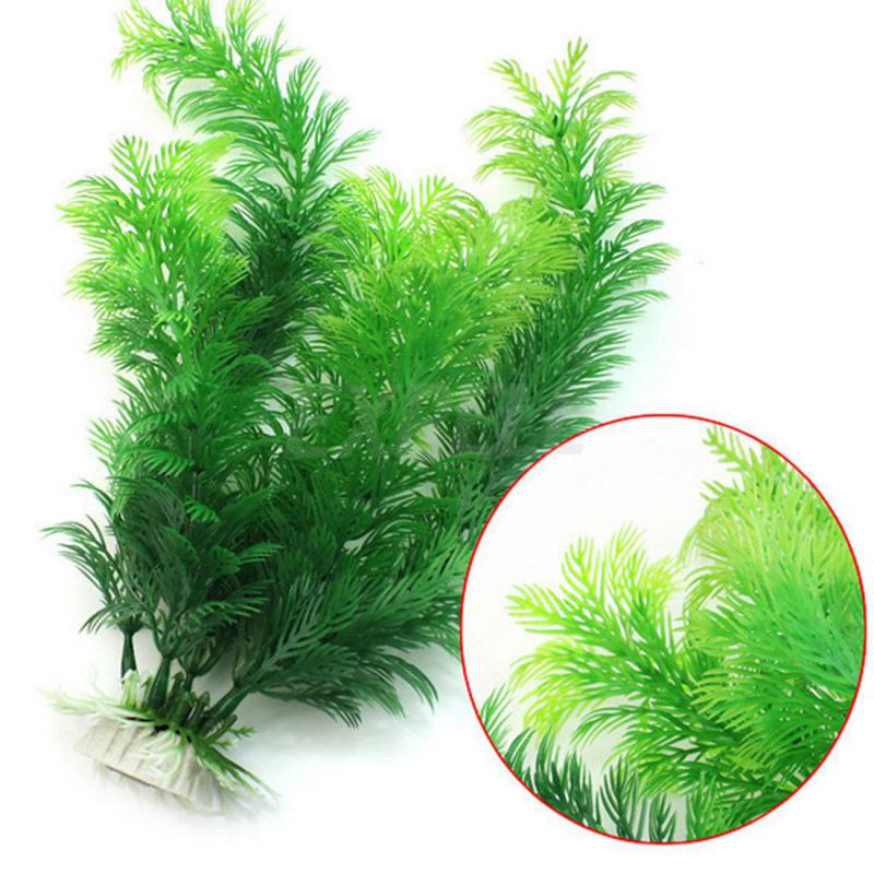 Aquarium Fish Tank Artificial Plant Decoration Submersible Flower Grass Ornament 10-30cm 10 Styles Optional - foxberryparkproducts