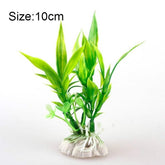 Aquarium Fish Tank Artificial Plant Decoration Submersible Flower Grass Ornament 10-30cm 10 Styles Optional - foxberryparkproducts