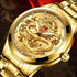 New Golden Mens Watches Top Brand Luxury Chinese Dragon - foxberryparkproducts