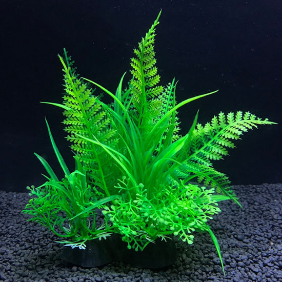 12 Kinds Artificial Aquarium Decor Plants Water Weeds Ornament  Fish Tank Grass Decoration - foxberryparkproducts
