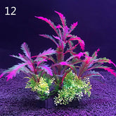 12 Kinds Artificial Aquarium Decor Plants Water Weeds Ornament  Fish Tank Grass Decoration - foxberryparkproducts