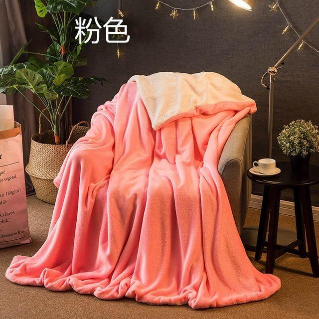 YOMDID Winter Wool Blanket Ferret Cashmere Blanket - foxberryparkproducts