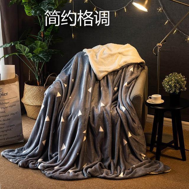 YOMDID Winter Wool Blanket Ferret Cashmere Blanket - foxberryparkproducts