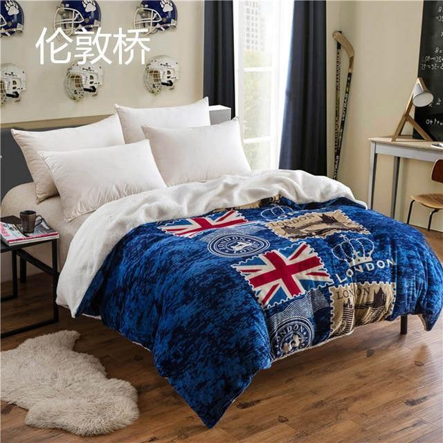 YOMDID Winter Wool Blanket Ferret Cashmere Blanket - foxberryparkproducts