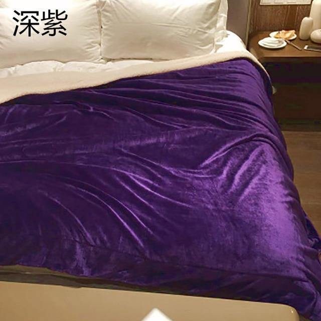 YOMDID Winter Wool Blanket Ferret Cashmere Blanket - foxberryparkproducts