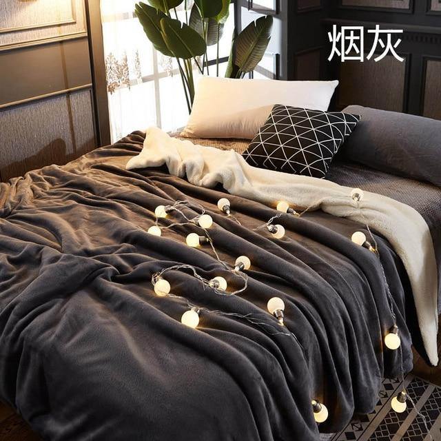 YOMDID Winter Wool Blanket Ferret Cashmere Blanket - foxberryparkproducts