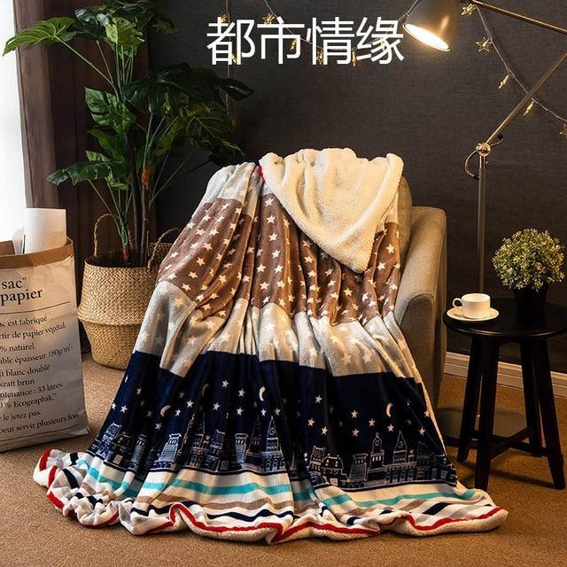 YOMDID Winter Wool Blanket Ferret Cashmere Blanket - foxberryparkproducts