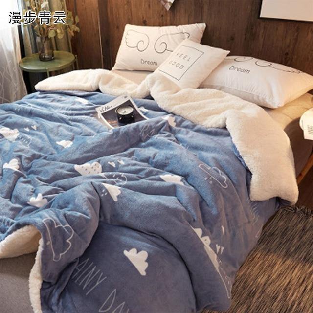 YOMDID Winter Wool Blanket Ferret Cashmere Blanket - foxberryparkproducts