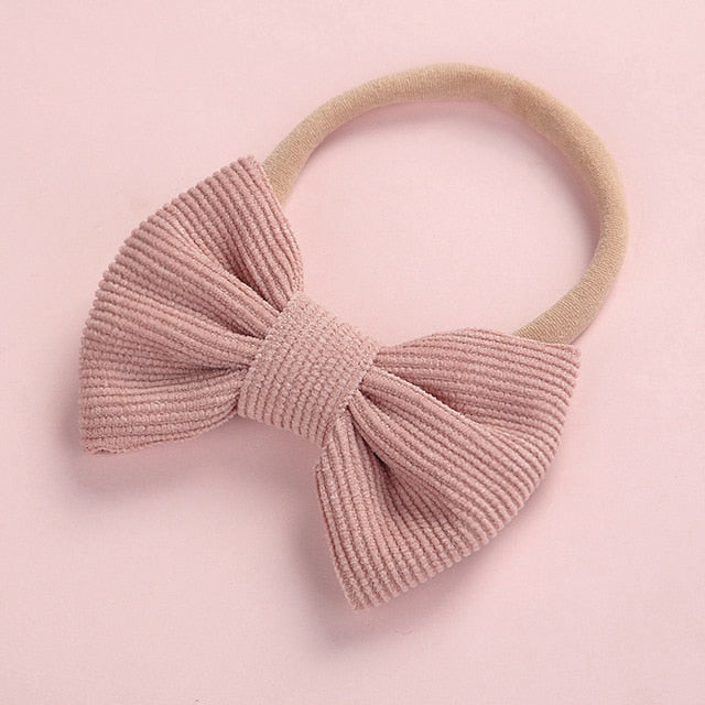 Hairband Newborn Kids Toddler Hair Accessories Spring Summer nylon corduroy - foxberryparkproducts