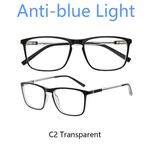 Blue Light blocking Reading Glasses Men Transparent Computer Eyewear Eyeglasses Reading For Men Eyes Glasses leesbril OCCI CHIAR - foxberryparkproducts