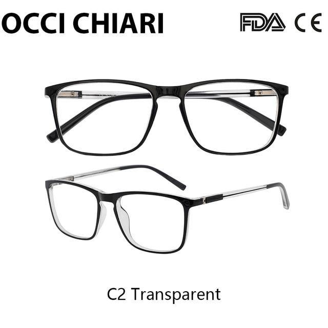 Blue Light blocking Reading Glasses Men Transparent Computer Eyewear Eyeglasses Reading For Men Eyes Glasses leesbril OCCI CHIAR - foxberryparkproducts