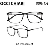Blue Light blocking Reading Glasses Men Transparent Computer Eyewear Eyeglasses Reading For Men Eyes Glasses leesbril OCCI CHIAR - foxberryparkproducts