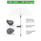 1pcs Outdoor LED Solar Fireworks  90/150 LEDs  Flash String Light - foxberryparkproducts