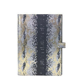 Monogrammed Note Pad Document Bag Embossed Python Pattern - foxberryparkproducts