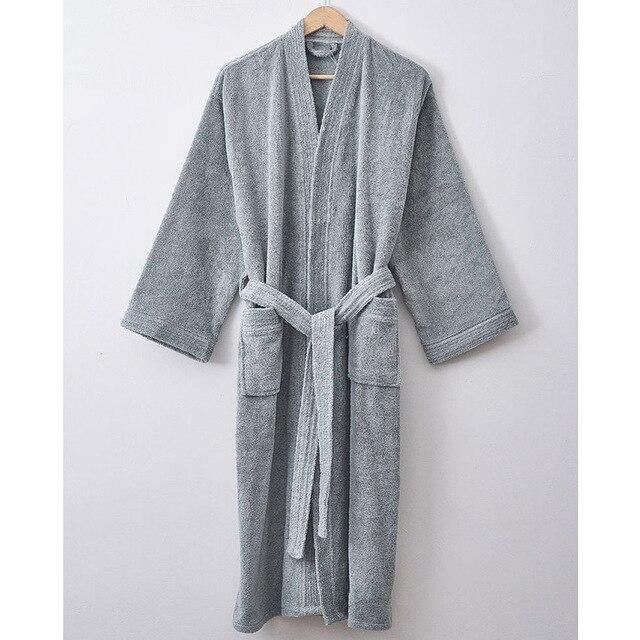 CAVME Pure Cotton Kimono Couples Terry Bathrobe - foxberryparkproducts