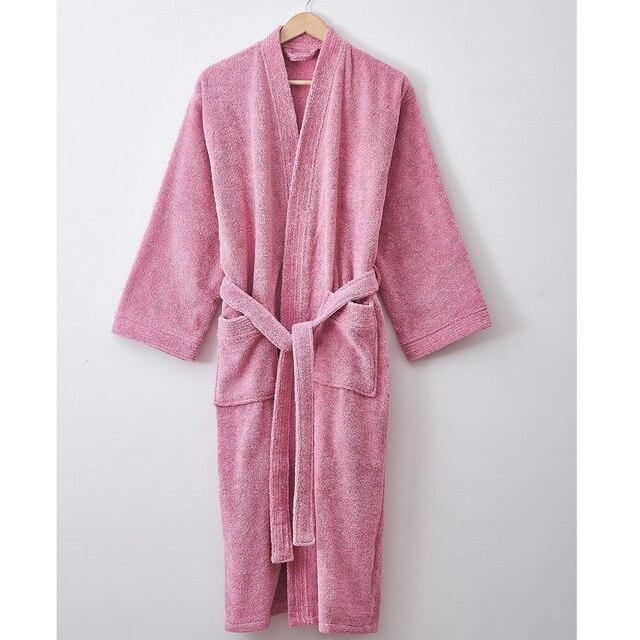 CAVME Pure Cotton Kimono Couples Terry Bathrobe - foxberryparkproducts