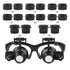 Headband LED Light Eyes Glasses Magnifier 2.5X 4X 6X 8X 10X 15X 20X 25X Optical Lens Glass Loupe For Watchmaker Jewelry Repair - foxberryparkproducts
