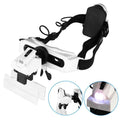 5X 8X 13X 20X 25X 28X Headband Magnifying Glasses LED Light He - foxberryparkproducts