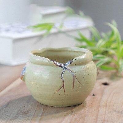 Mini Thumb Flower Pot Retro Crease - foxberryparkproducts