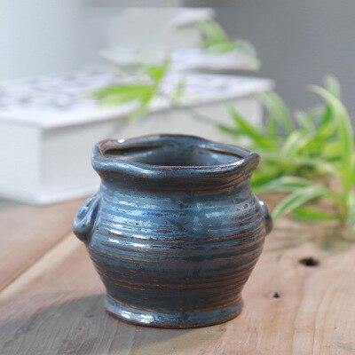 Mini Thumb Flower Pot Retro Crease - foxberryparkproducts