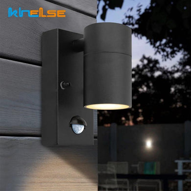 PIR Motion Sensor Outdoor LED Wall Light Waterproof Stainless Steel - foxberryparkproducts