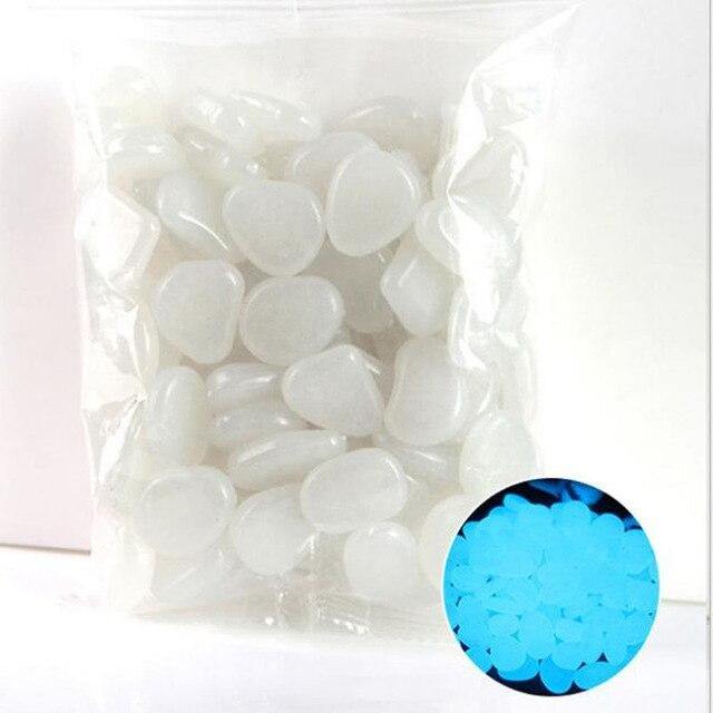 100Pcs Glow in the Dark Garden Pebbles - foxberryparkproducts