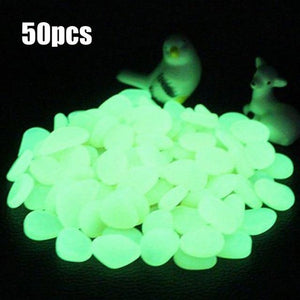 50/100/300pcs Glow in the Dark Pebbles - foxberryparkproducts