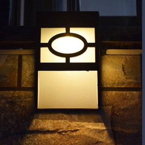 LED Solar Wall Light Retro Pane Light - foxberryparkproducts
