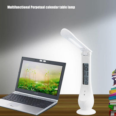 Multifunctional  Calendar Table Lamp Eye Protect Dimmable  Rechargeable Alarm Clock - foxberryparkproducts