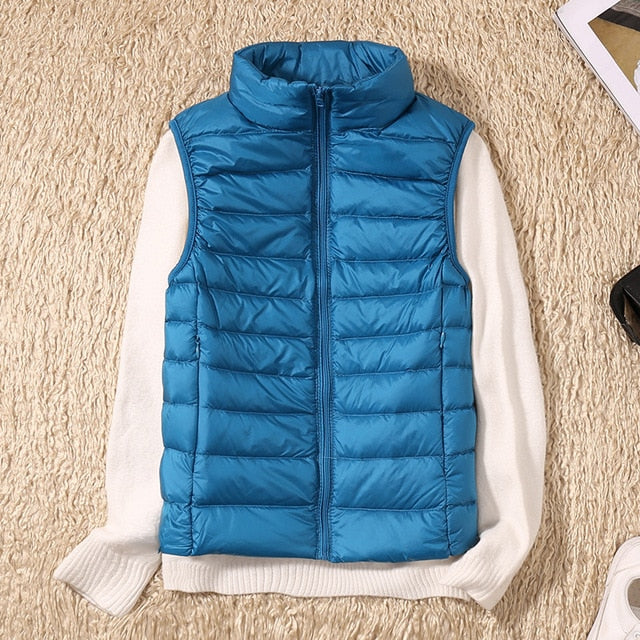 Gifts Outerwear  New Women Sleeveless Ultra Light Down Vests    ID A412 - 4101 - foxberryparkproducts