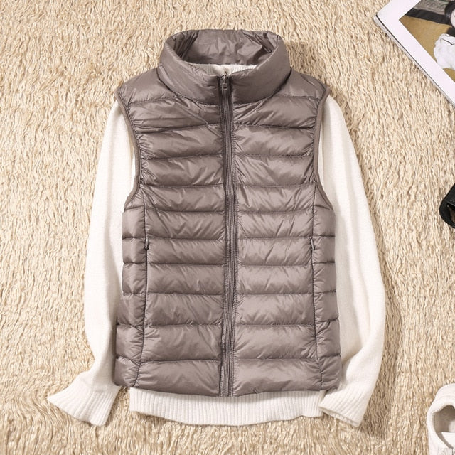 Gifts Outerwear  New Women Sleeveless Ultra Light Down Vests    ID A412 - 4101 - foxberryparkproducts
