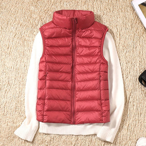 Gifts Outerwear  New Women Sleeveless Ultra Light Down Vests    ID A412 - 4101 - foxberryparkproducts