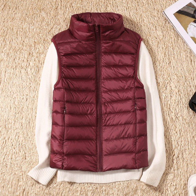 Gifts Outerwear  New Women Sleeveless Ultra Light Down Vests    ID A412 - 4101 - foxberryparkproducts