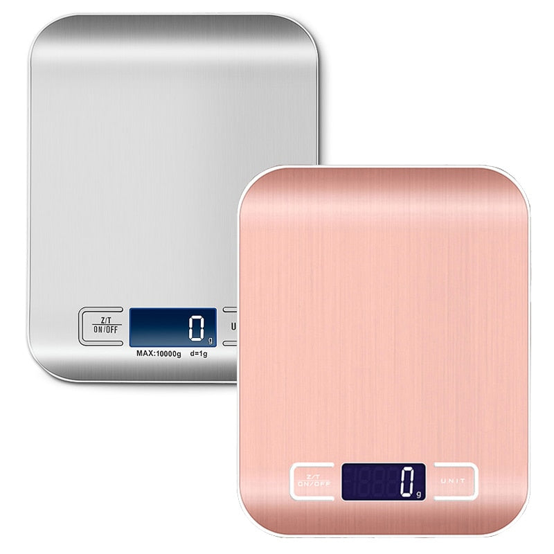 Digital Kitchen Scale, LCD Display 1g/0.1oz Precise Stainless Steel Food Scale - foxberryparkproducts
