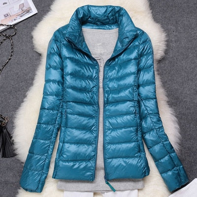 Women Winter Jacket 2020 New Ultra Light Duck Down Parkas - foxberryparkproducts