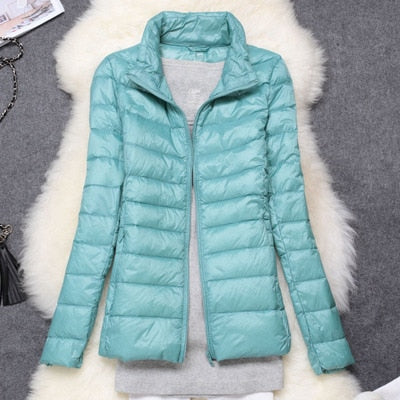 Women Winter Jacket 2020 New Ultra Light Duck Down Parkas - foxberryparkproducts