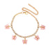 Anklet-Bracelet  INS Fashion Butterfly anklet Rhinestone Tennis Chain  ID A114 - 1136 - foxberryparkproducts