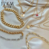 Necklace  Classy Fashion Asymmetric Lock              ID A112 - 1139 - foxberryparkproducts