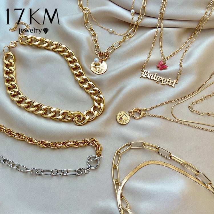 Necklace  Classy Fashion Asymmetric Lock              ID A112 - 1139 - foxberryparkproducts