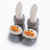 Cute baby sock shoes for winter thick cotton animal styles - foxberryparkproducts