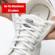Load image into Gallery viewer, Elastic No Tie Shoelaces Semicircle Shoe Laces For Kids and Adult Sneakers - foxberryparkproducts
