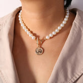 Necklace  Classy Fashion Asymmetric Lock              ID A112 - 1139 - foxberryparkproducts