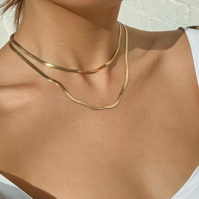Necklace  Classy Fashion Asymmetric Lock              ID A112 - 1139 - foxberryparkproducts