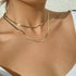Necklace  Classy Fashion Asymmetric Lock              ID A112 - 1139 - foxberryparkproducts