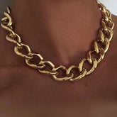 Necklace  Classy Fashion Asymmetric Lock              ID A112 - 1139 - foxberryparkproducts