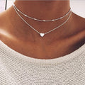 Necklace  Classy Fashion Asymmetric Lock              ID A112 - 1139 - foxberryparkproducts