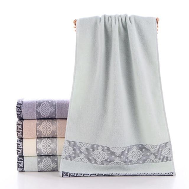 Microfiber Soft Cotton Towels Absorbent Jacquard Rapid Drying Travel - foxberryparkproducts